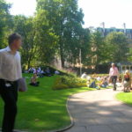 Relaxing in a London Park
